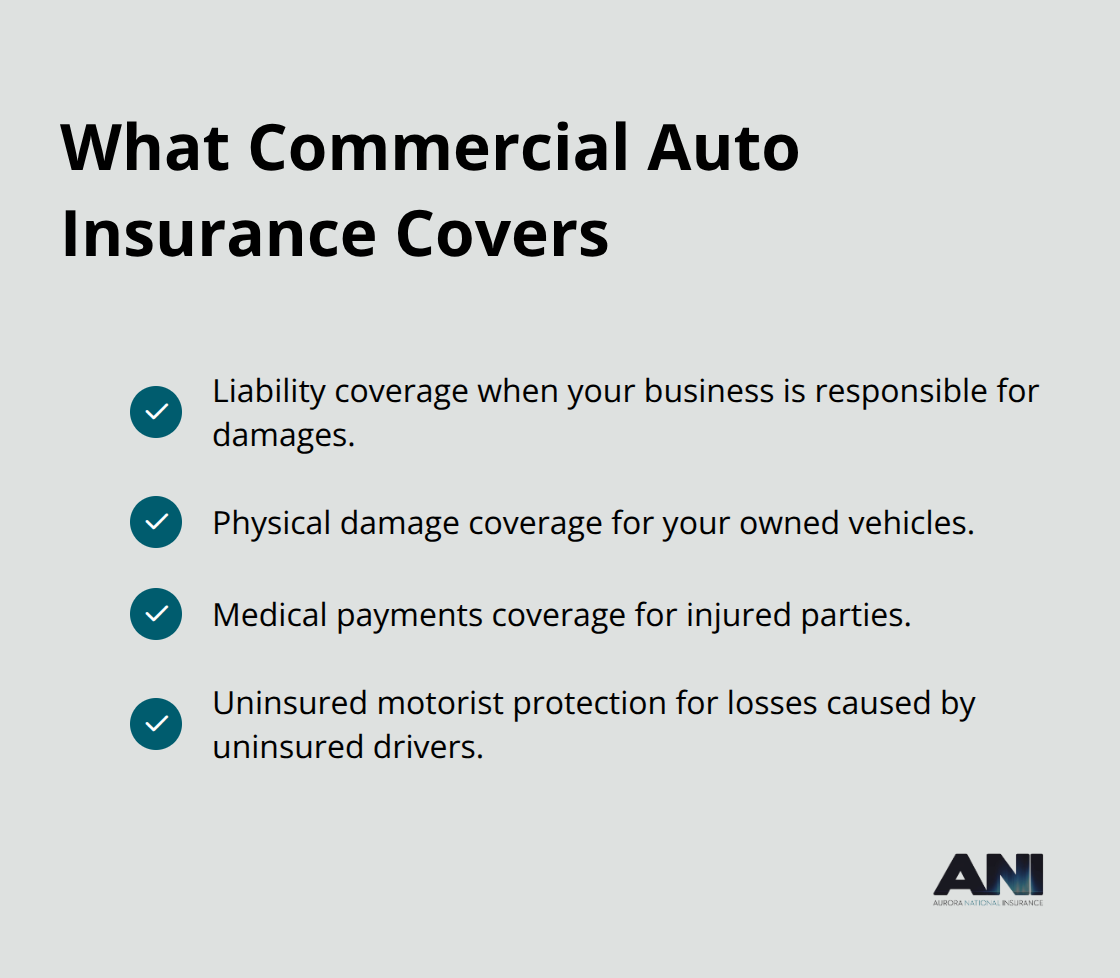 Core coverages included in commercial auto insurance for U.S. small businesses - Small business auto insurance