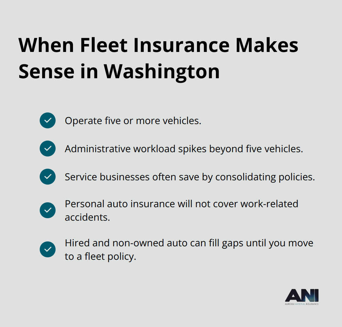 Key triggers for switching to fleet auto coverage